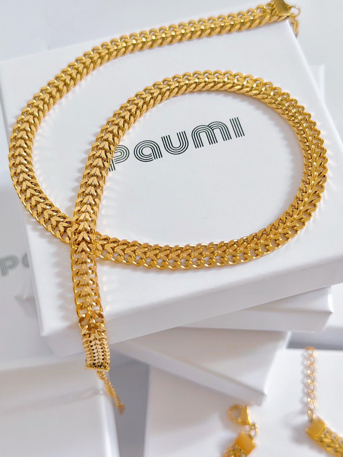 Double curb chain Set