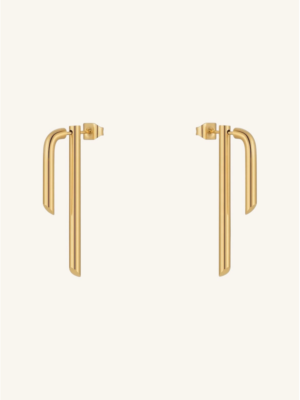 Curve Jacket Earring