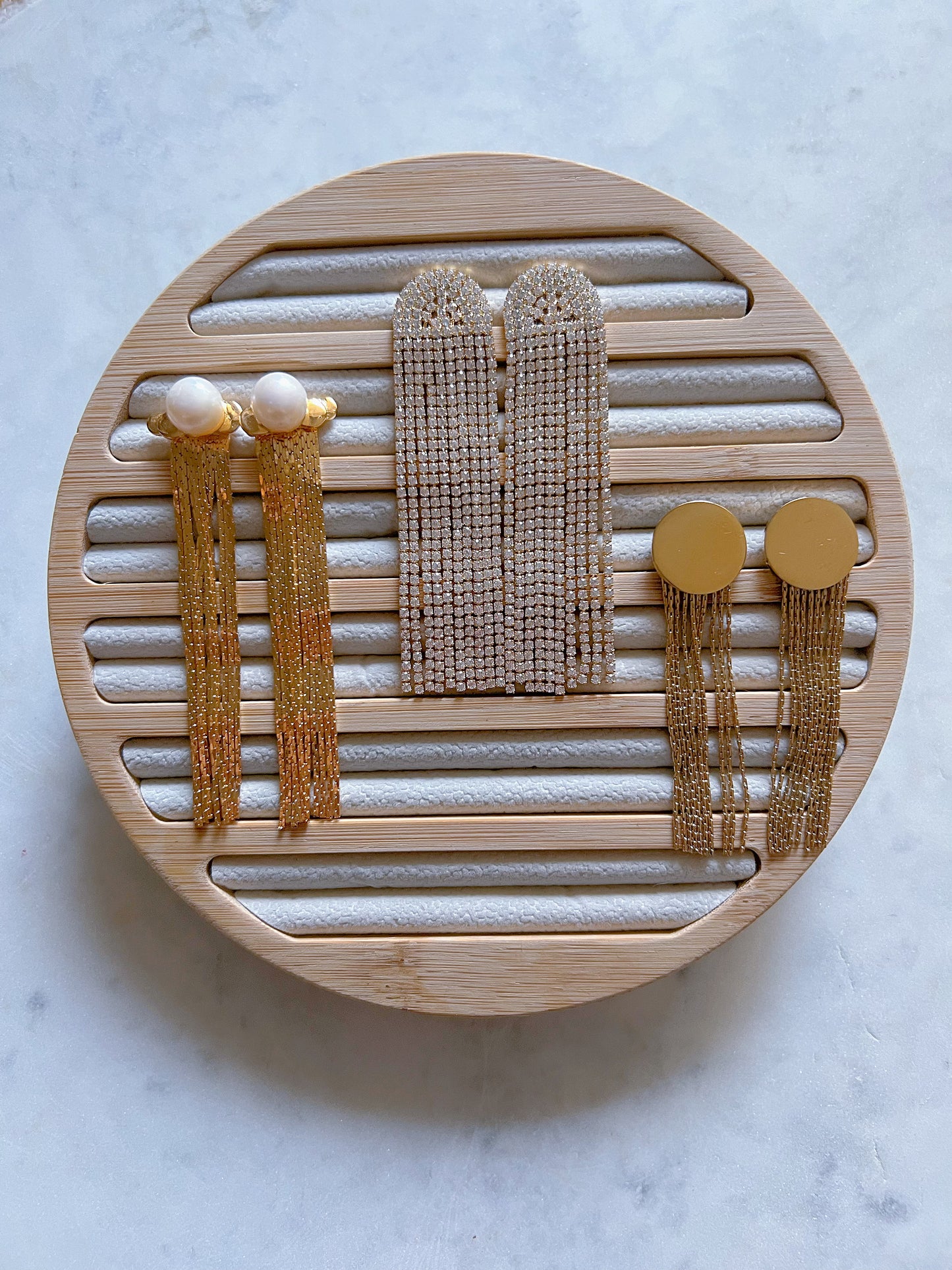 Round Tassel Earring