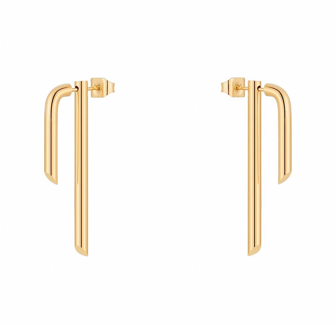 Curve Jacket Earring