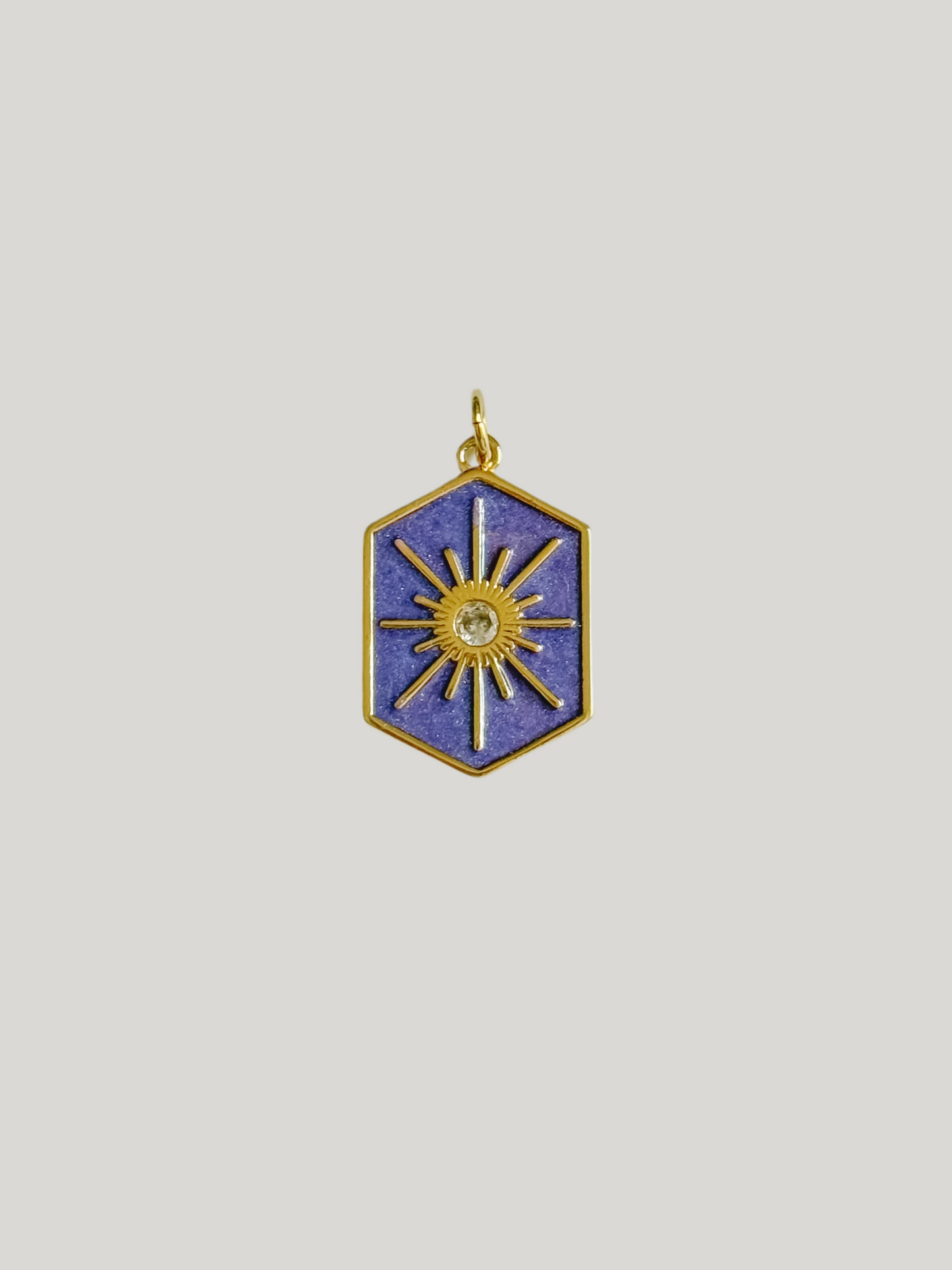 Hexagon star charm