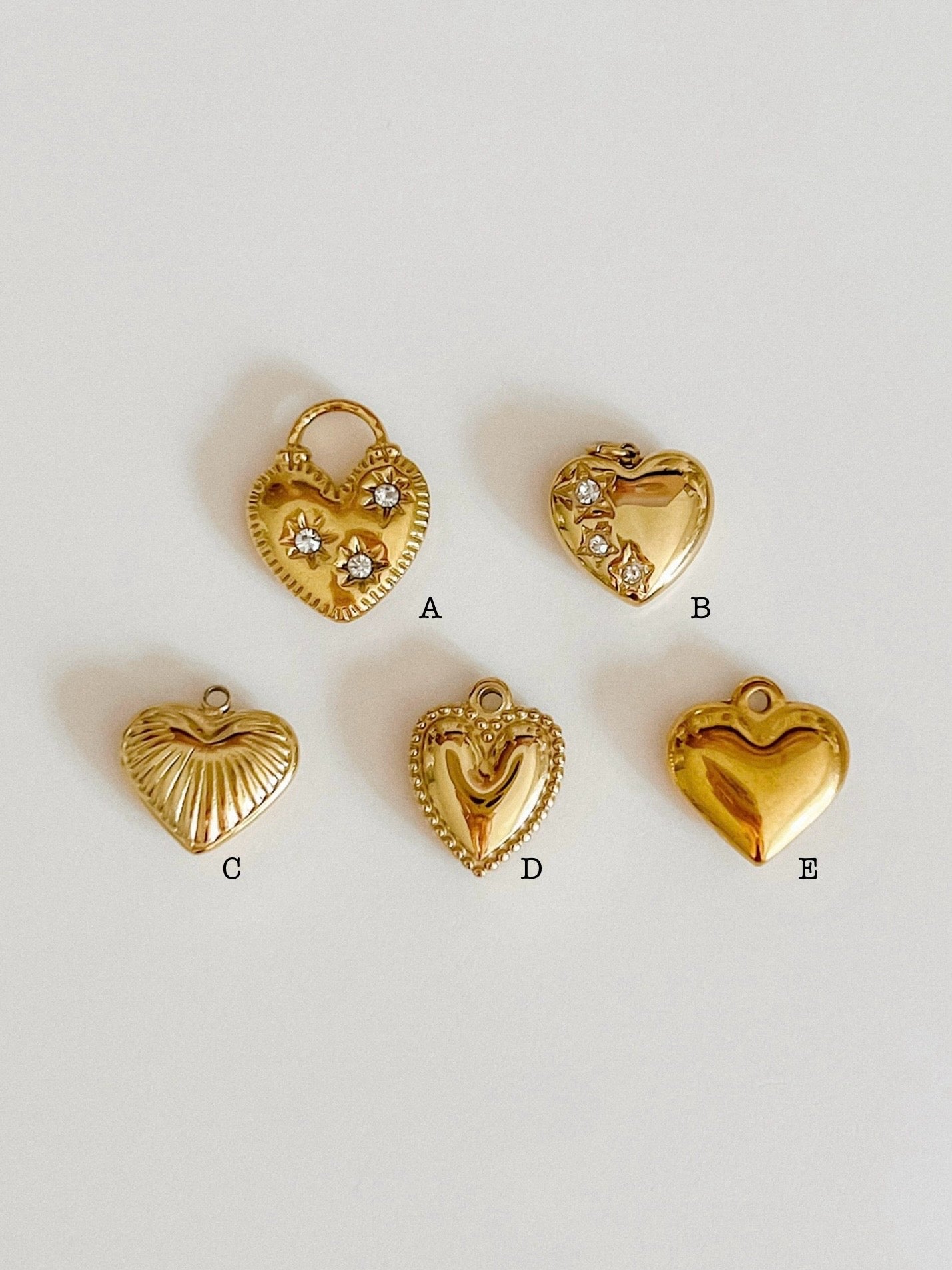 Puffy Heart charms