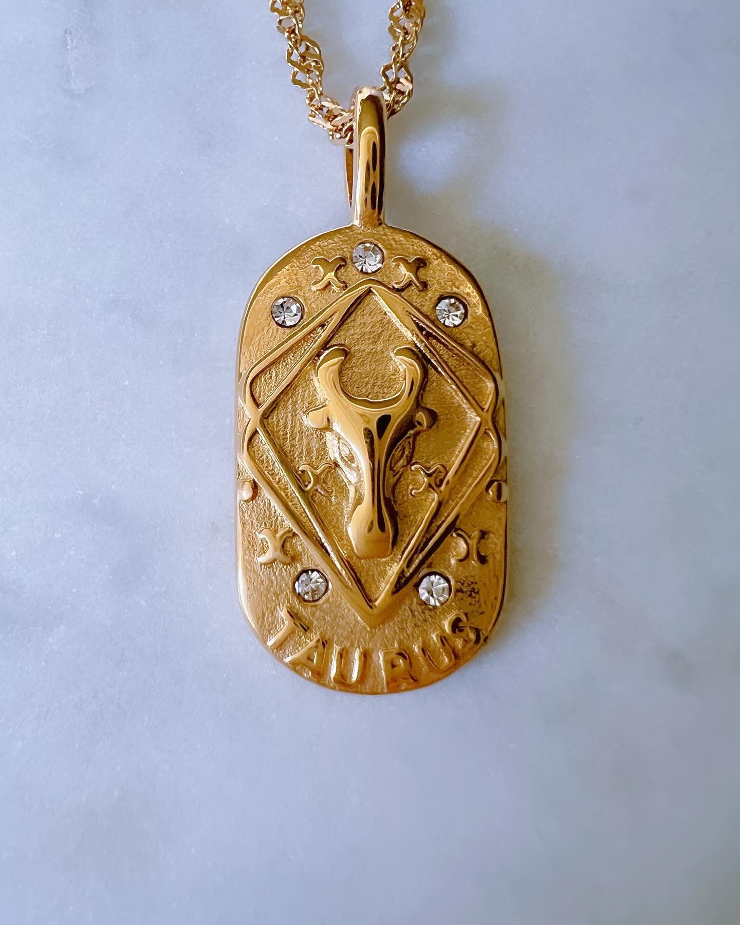 Zodiac Pendant Necklace