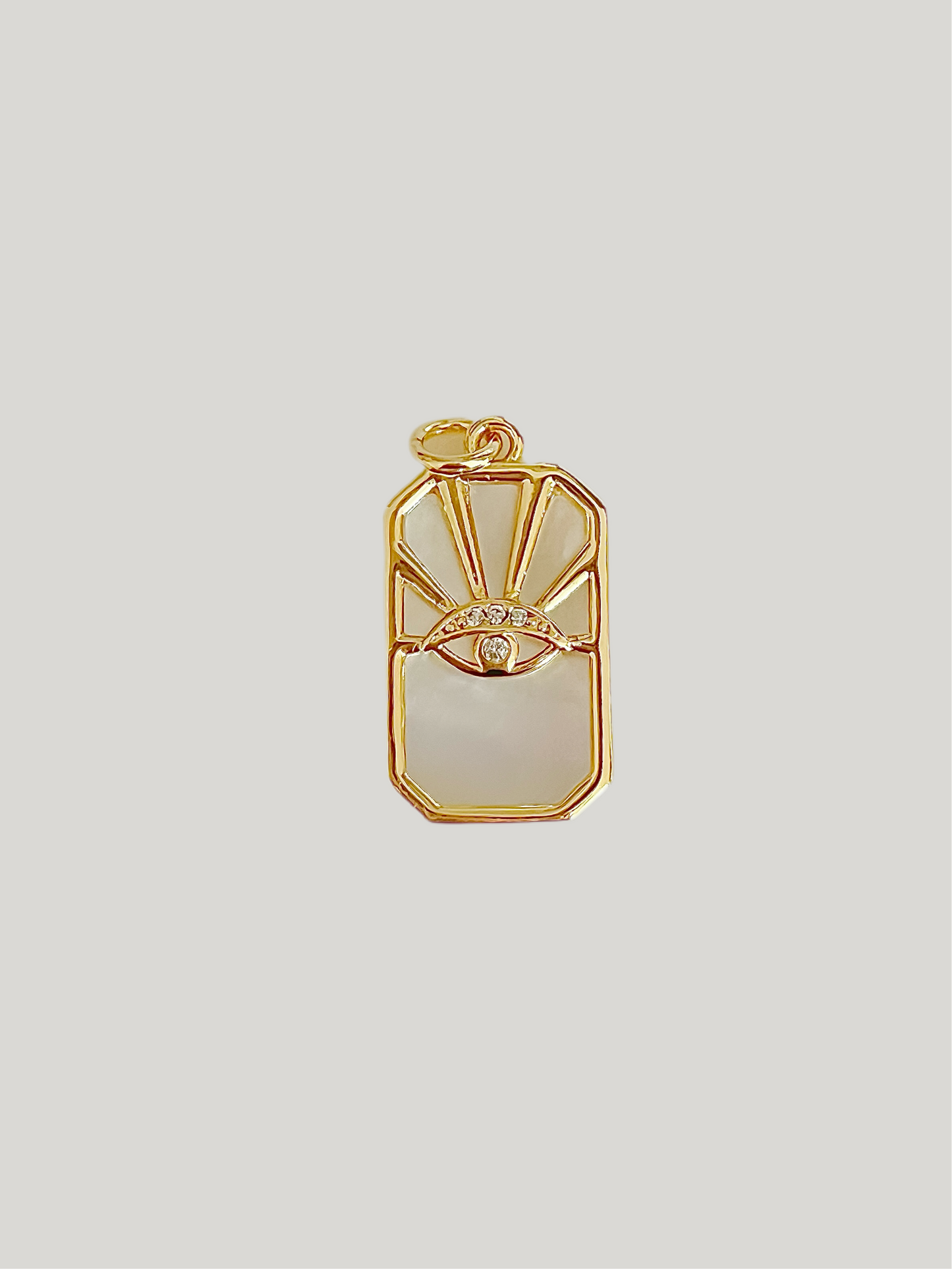 Octagon evil eye Charm