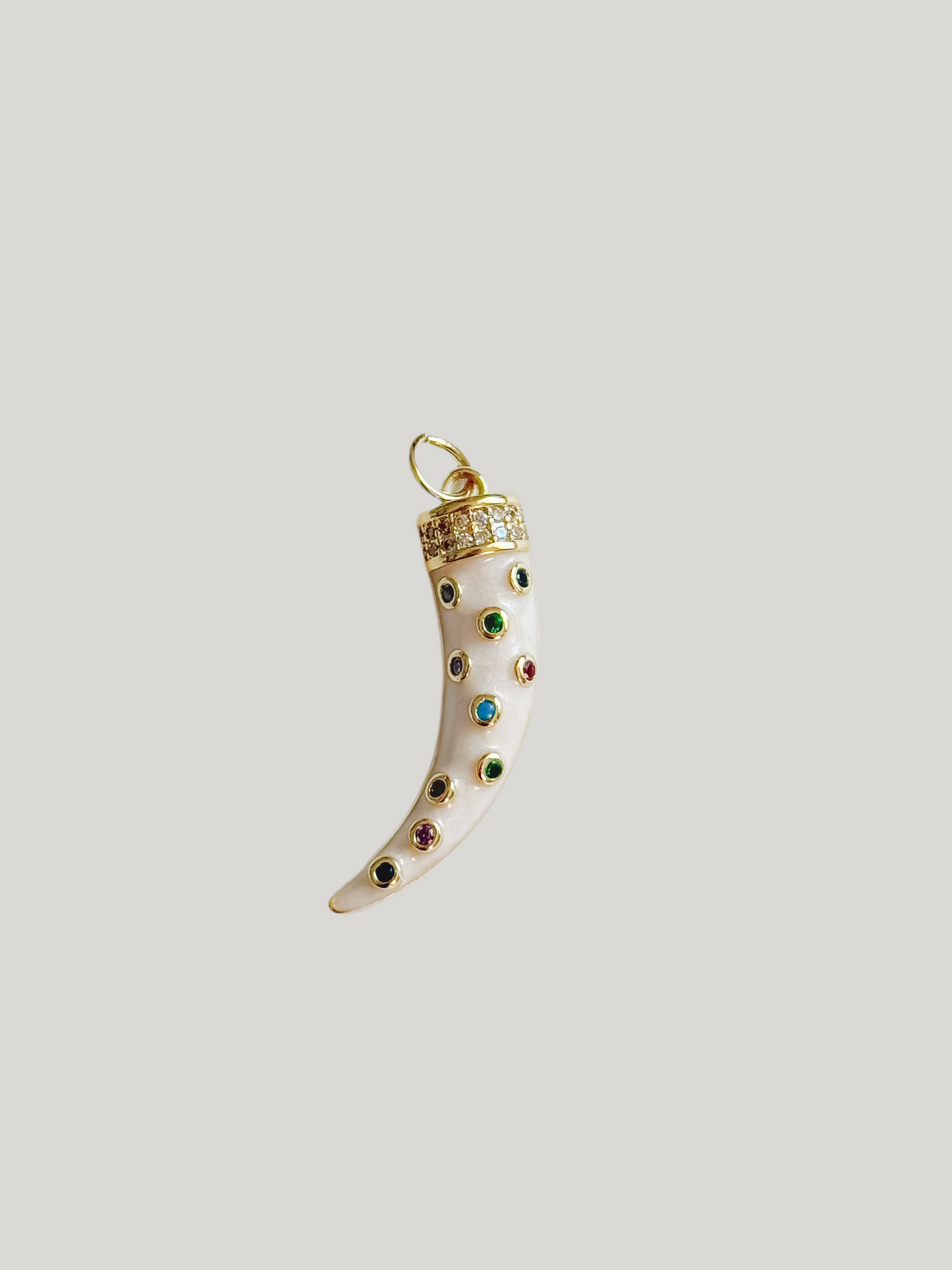 White horn charm