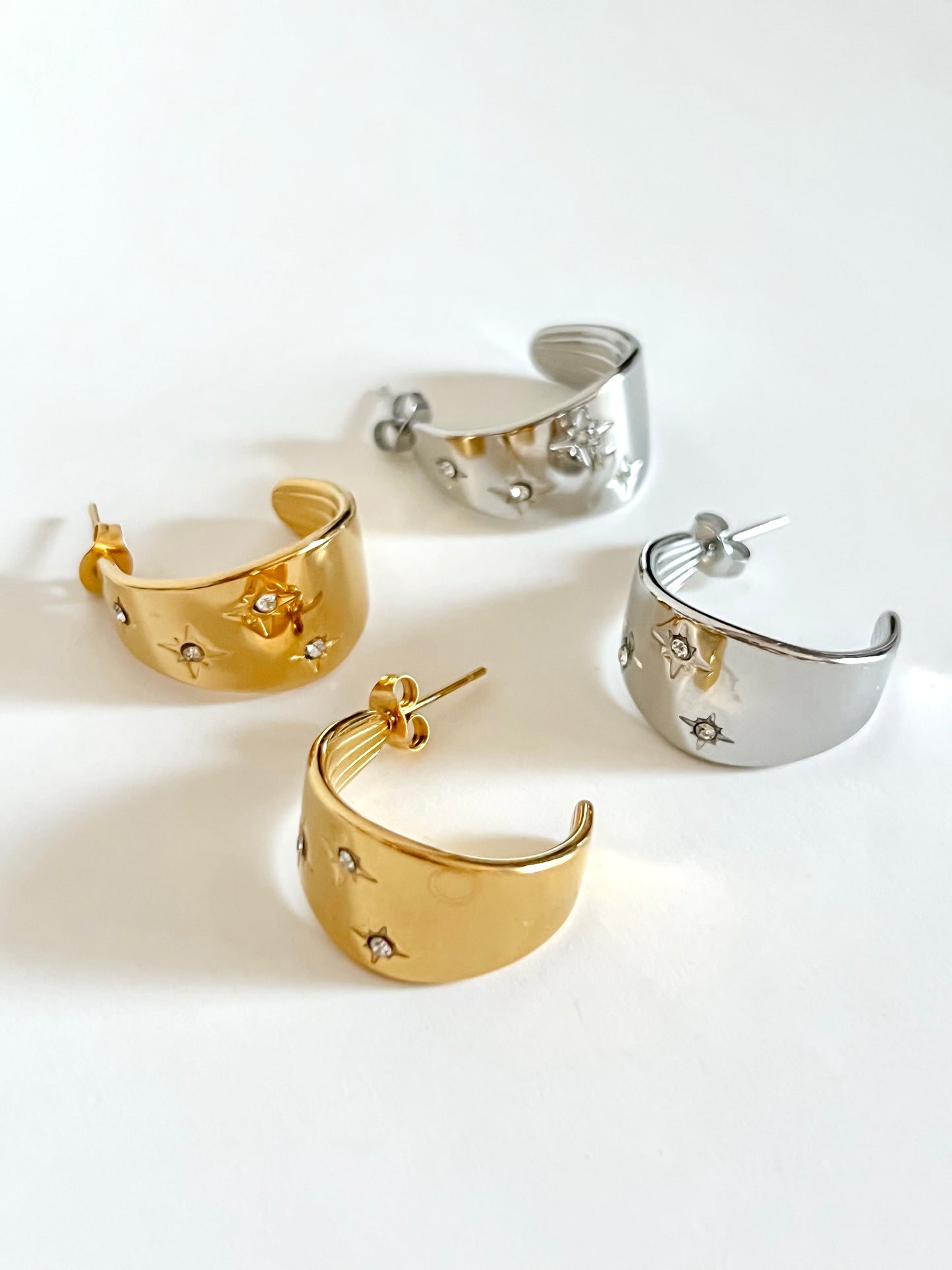 Cosmic hoop earring