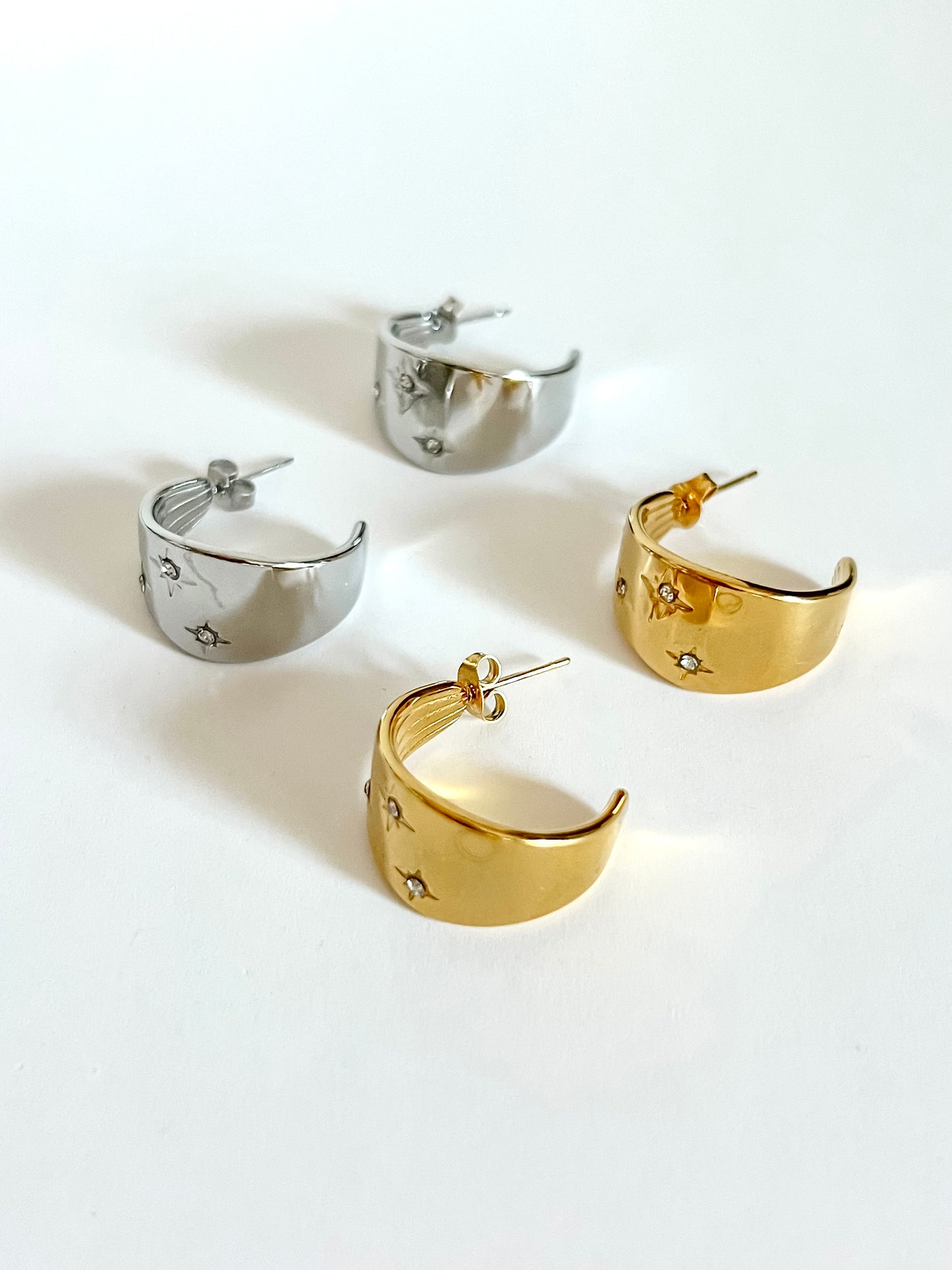 Cosmic hoop earring