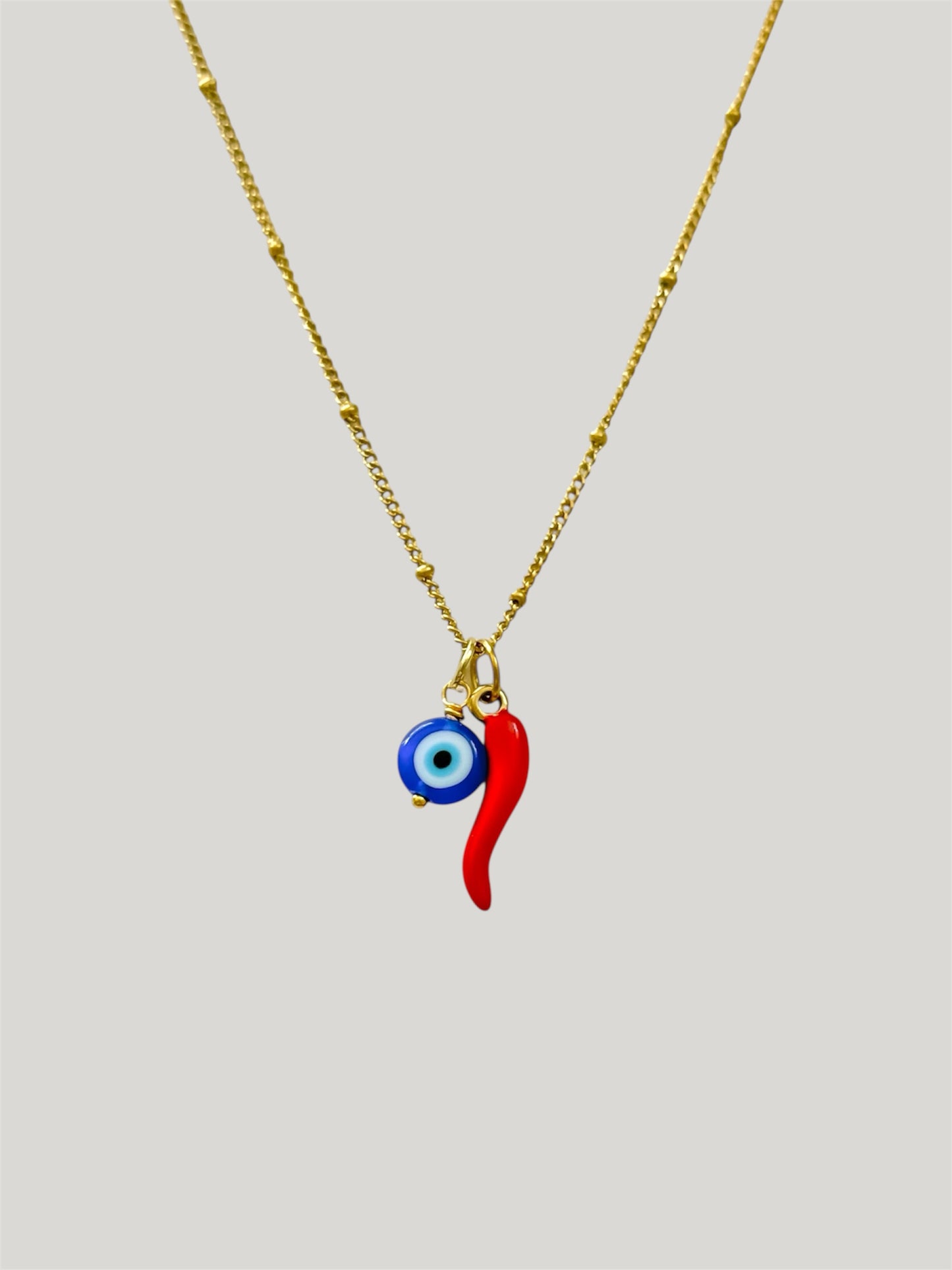 Cornicello & Malocchio necklace
