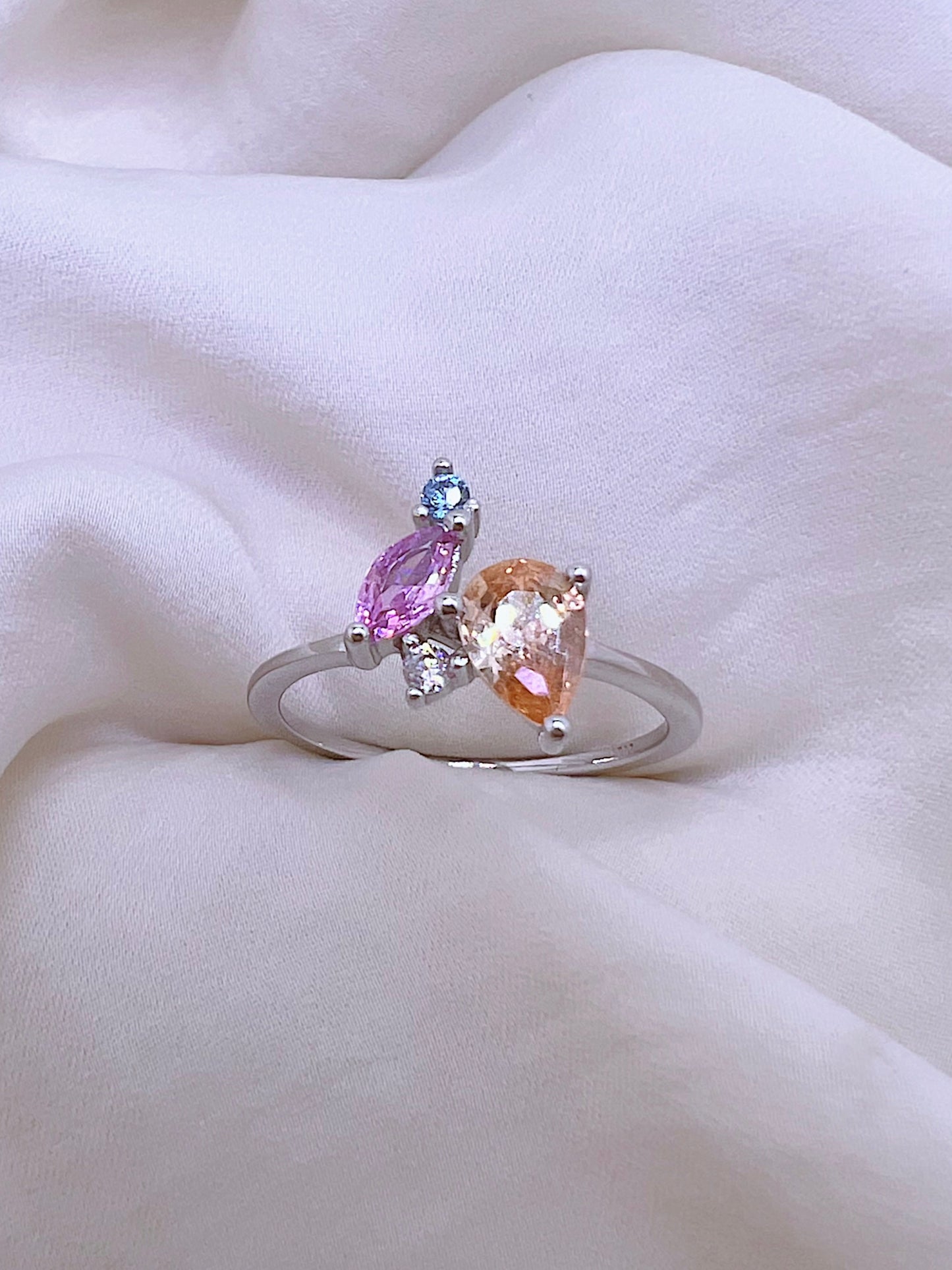 Lovely Marquise Pear Ring (925 Sterling Silver)