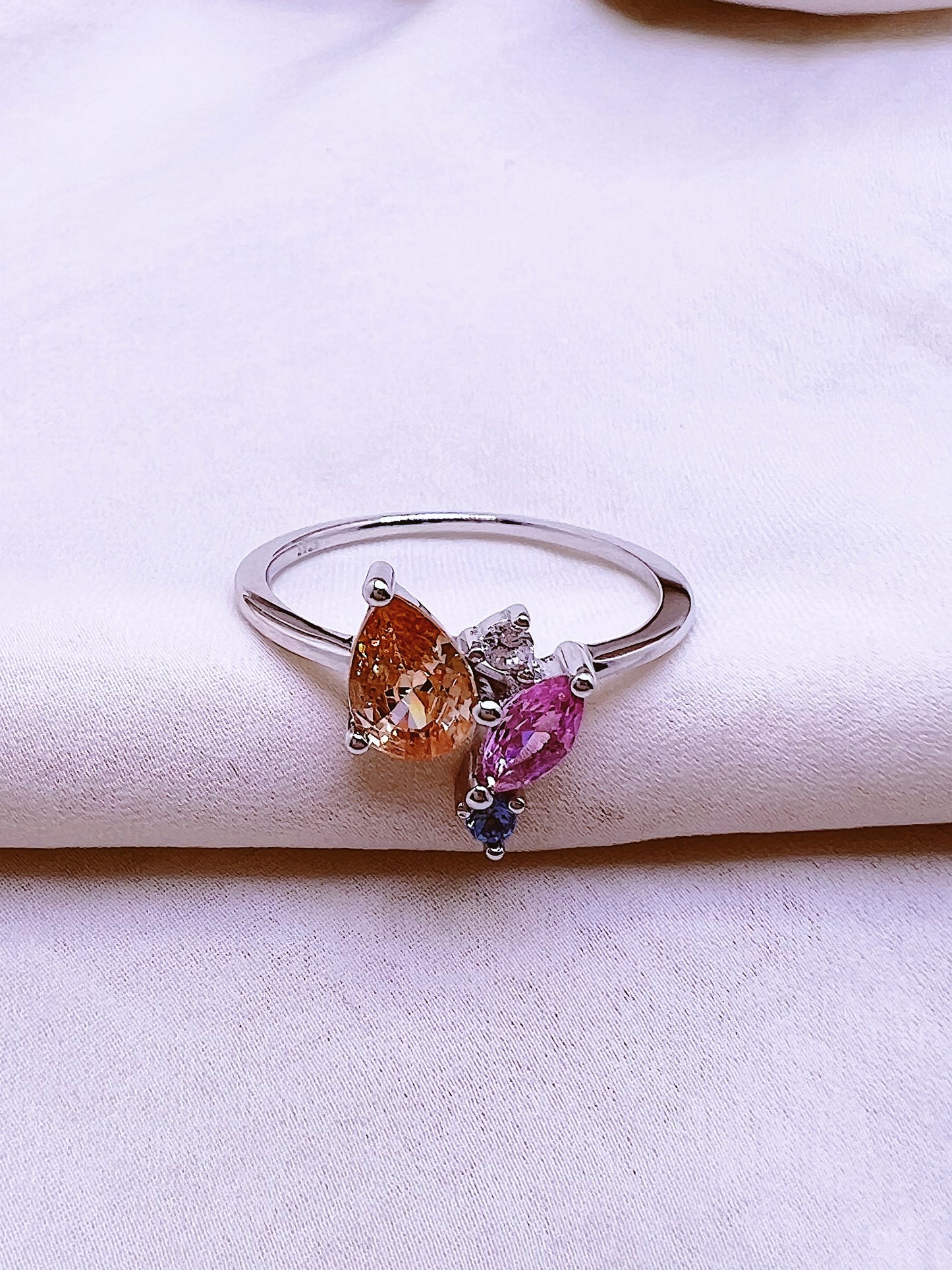 Lovely Marquise Pear Ring (925 Sterling Silver)