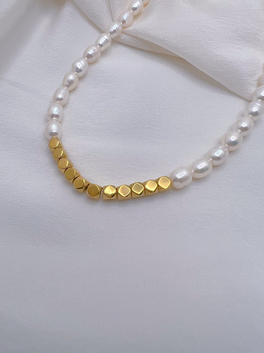 Tami Pearl Choker Necklace - Paumi