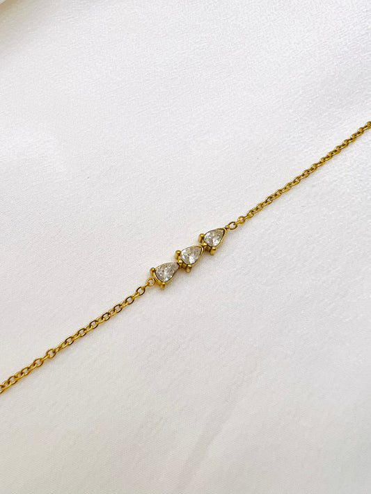 Dainty Triangle Bracelet - Paumi