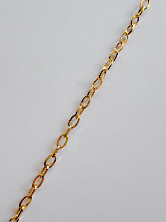 Oval cable chain necklace