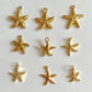 Sea life charms: sea star