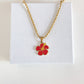 Poppy necklace