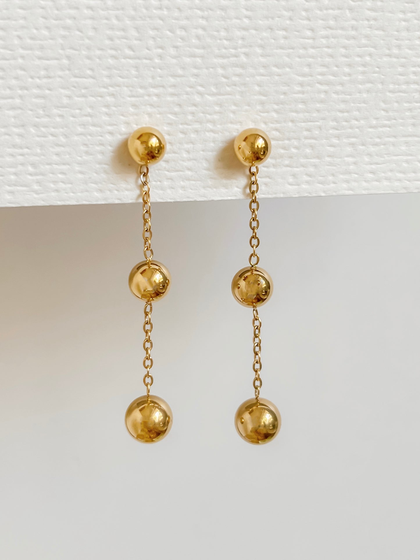 Acacia drop beads earrings