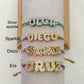 Gradient name bracelet