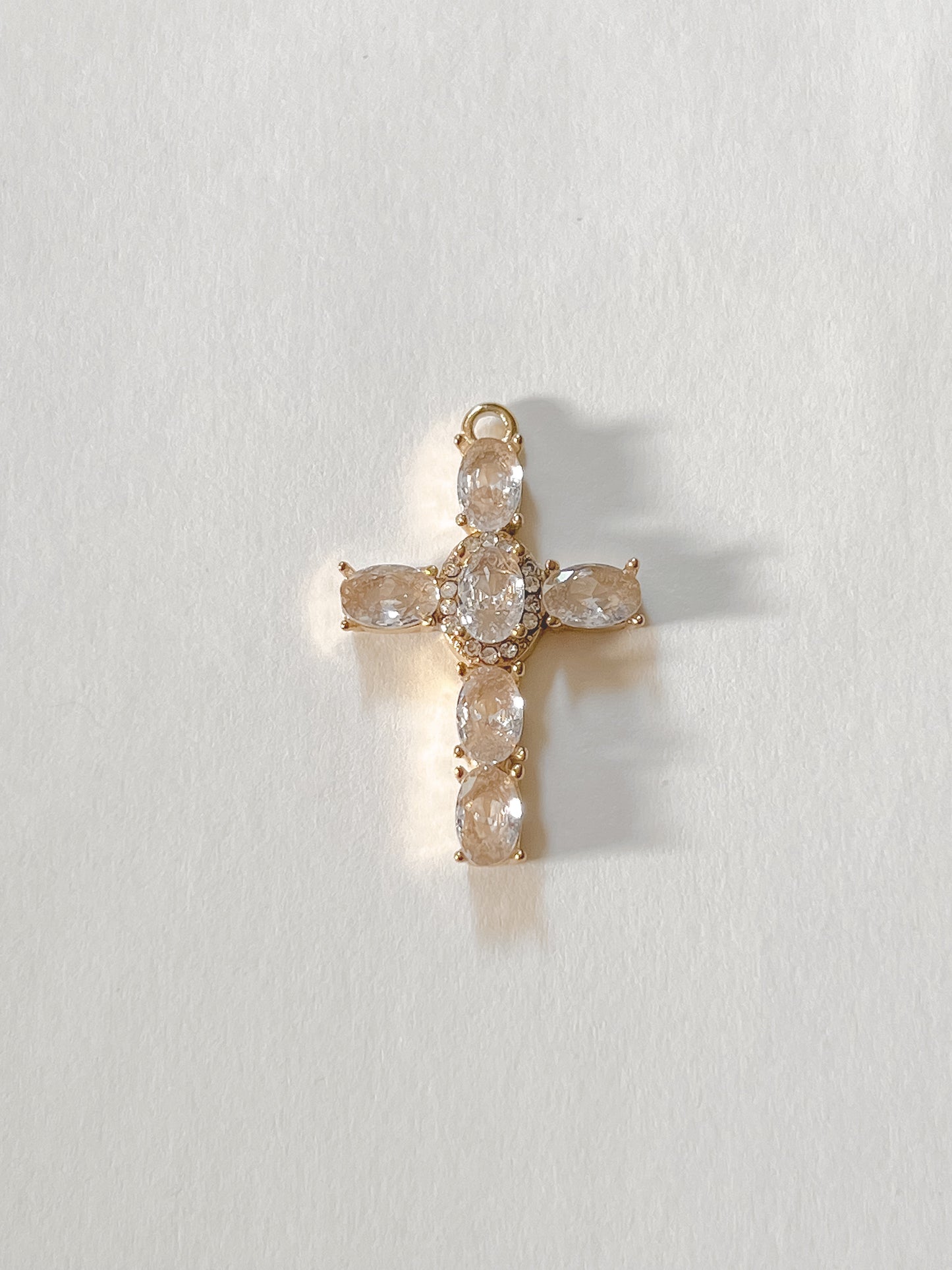 Zirconia cross charms