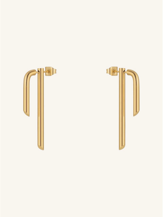 Curve Jacket Earring