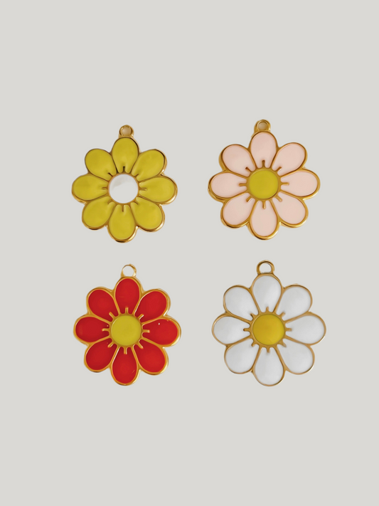 Flowers charms