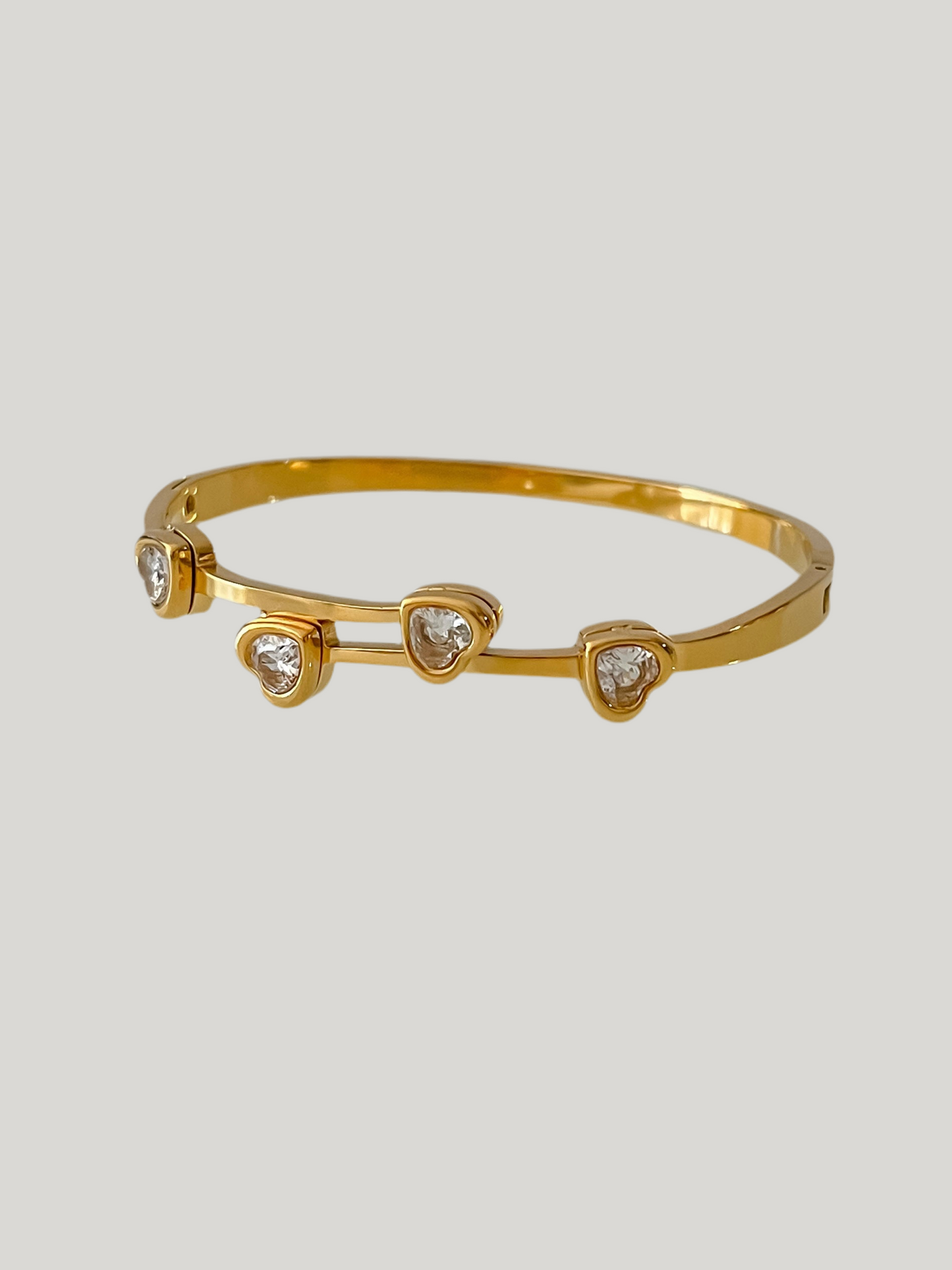 Poppy's Heart Bangle