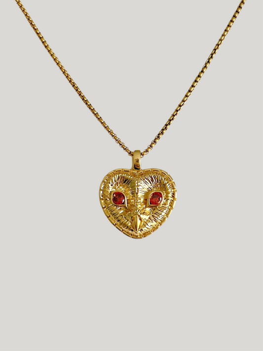 Owl love necklace