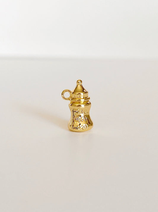 Baby bottle charm