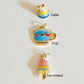 Sweet enamel charms