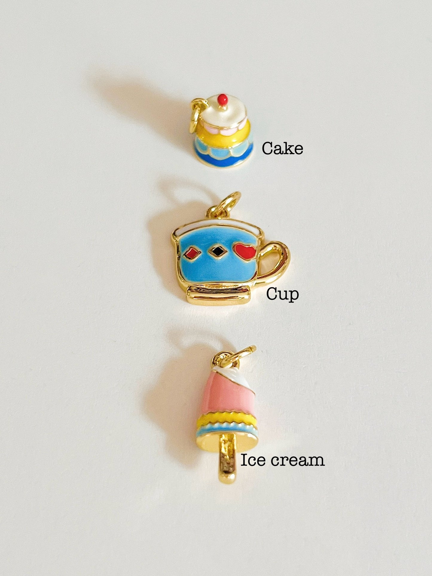 Sweet enamel charms