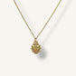 Golden ladybug necklace
