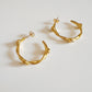 Leah Heart Hoop Earrings