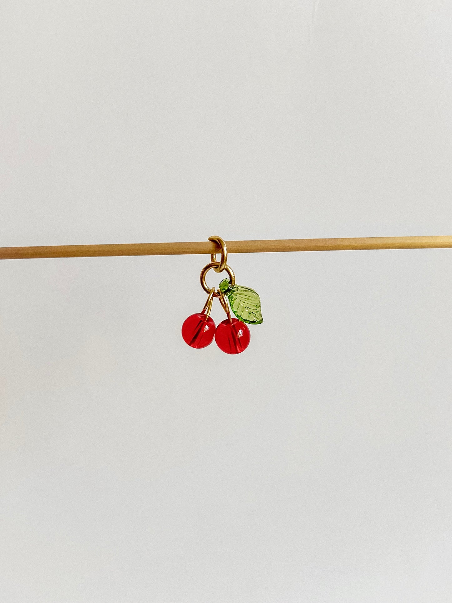 Acrylic cherries charm