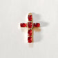 Zirconia cross charms