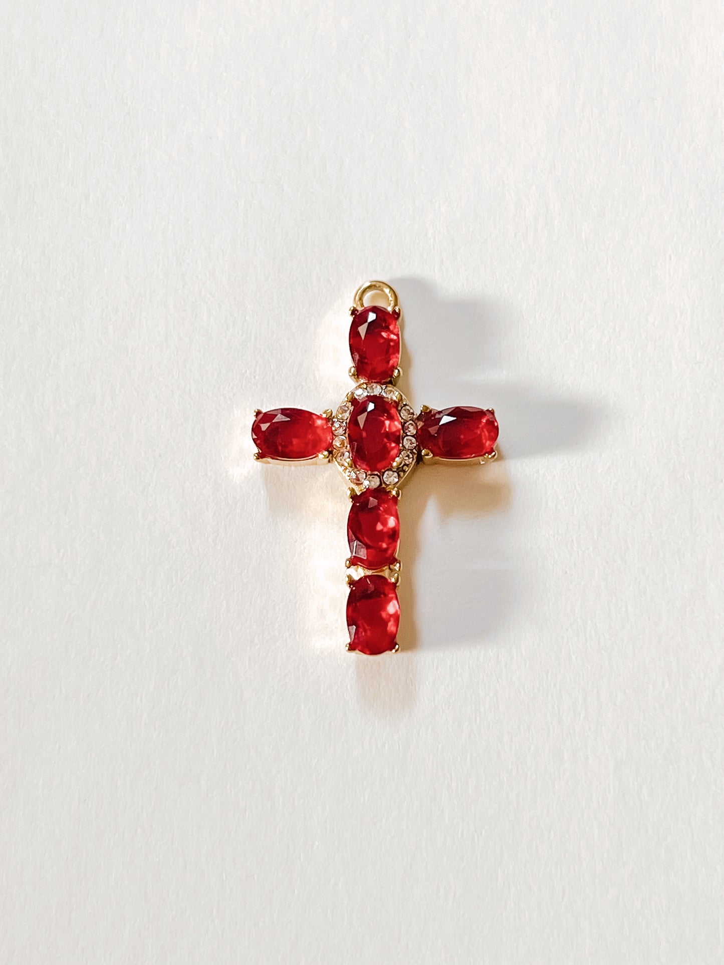 Zirconia cross charms