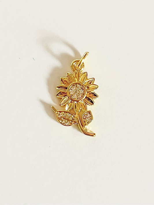 Sunflower charm