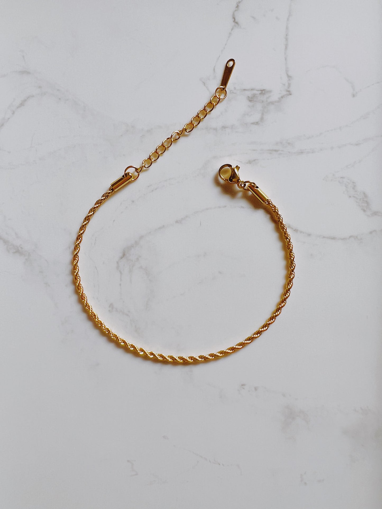 Classic rope chain bracelet