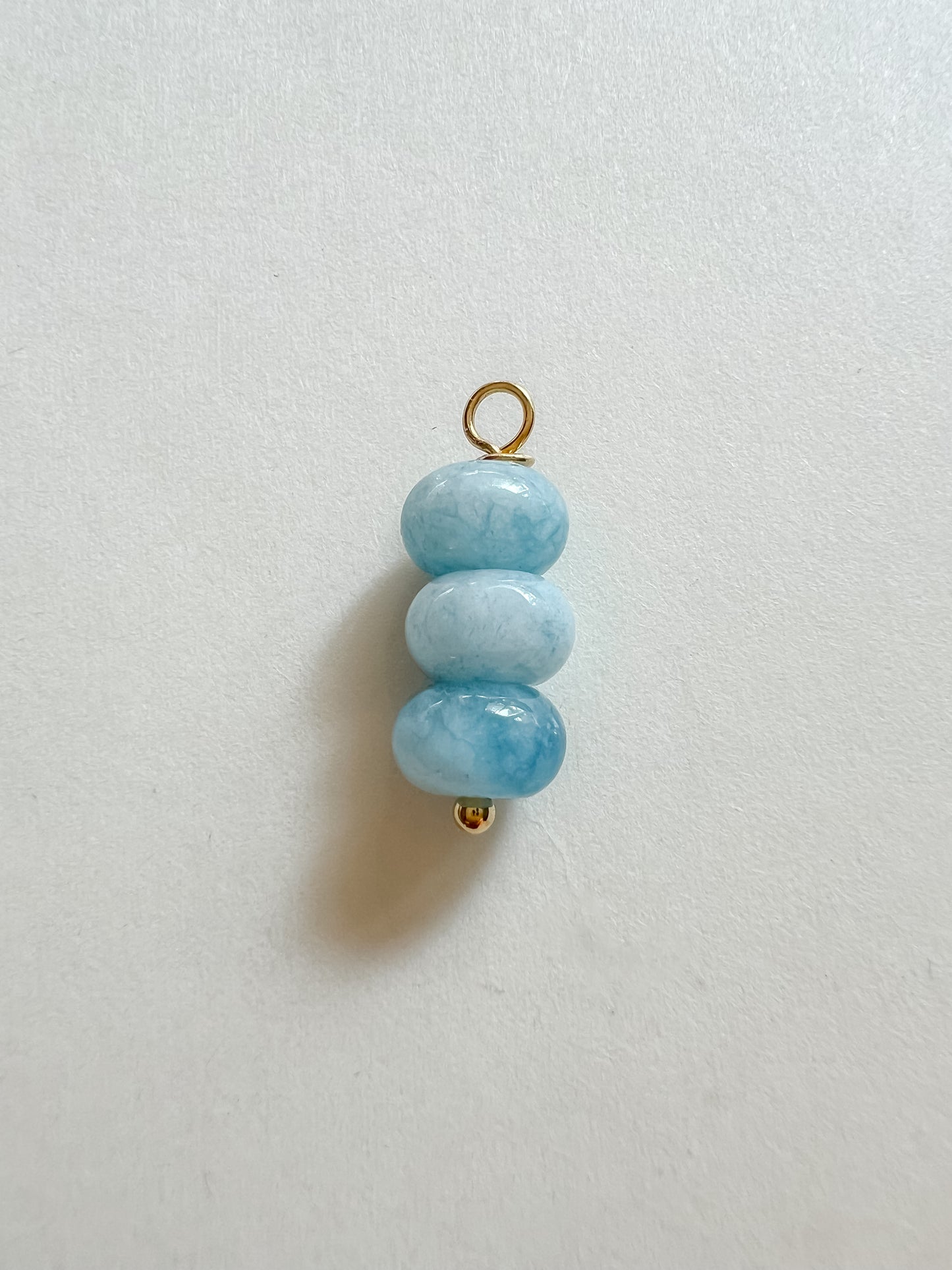 Natural stone charms