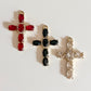 Zirconia cross charms