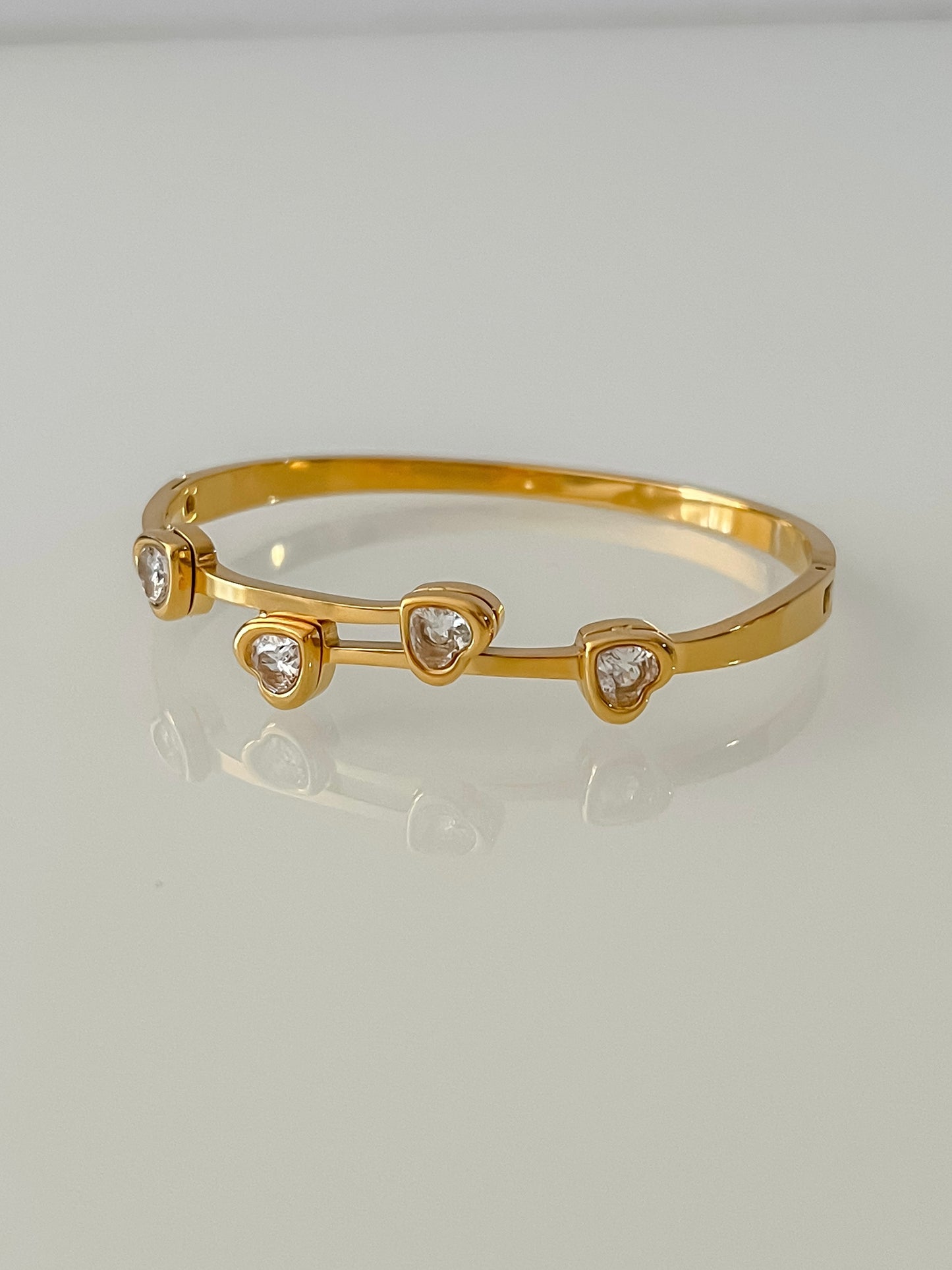 Poppy's Heart Bangle