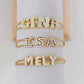 Name slider bracelet