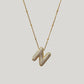 Sparkle Bubble Initial Necklace