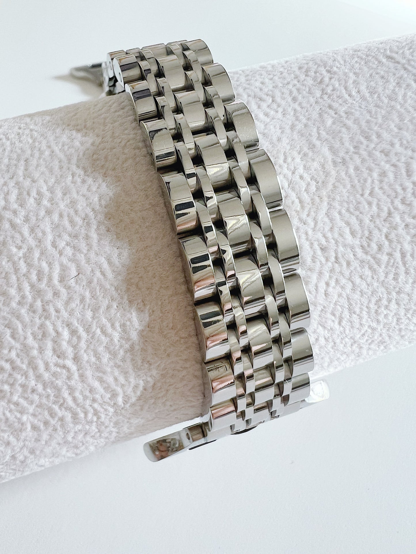 Classic Stainless Steel Watch Band