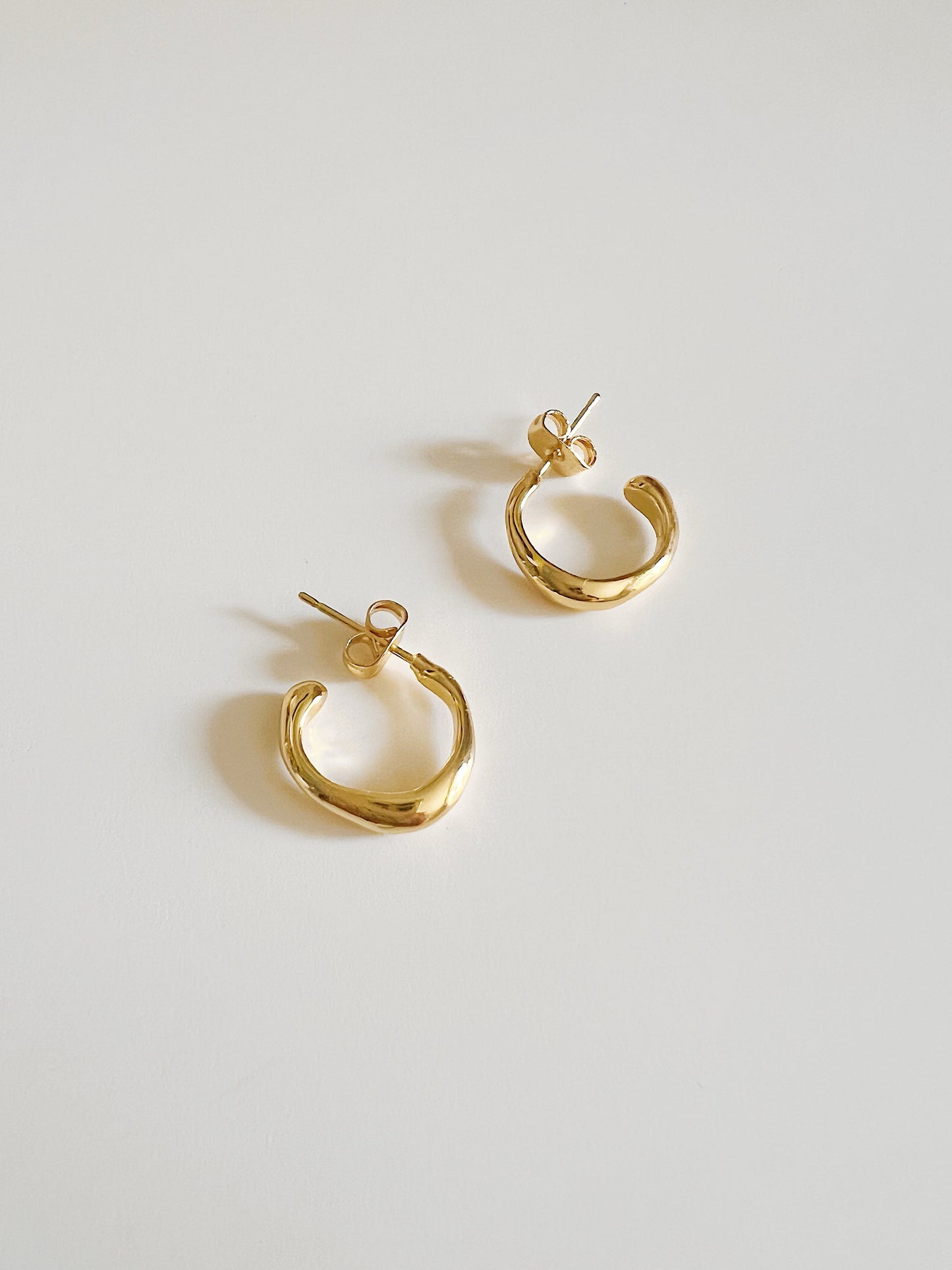 Irregular Small Hoop Earrings