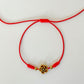 Rosette cord bracelet