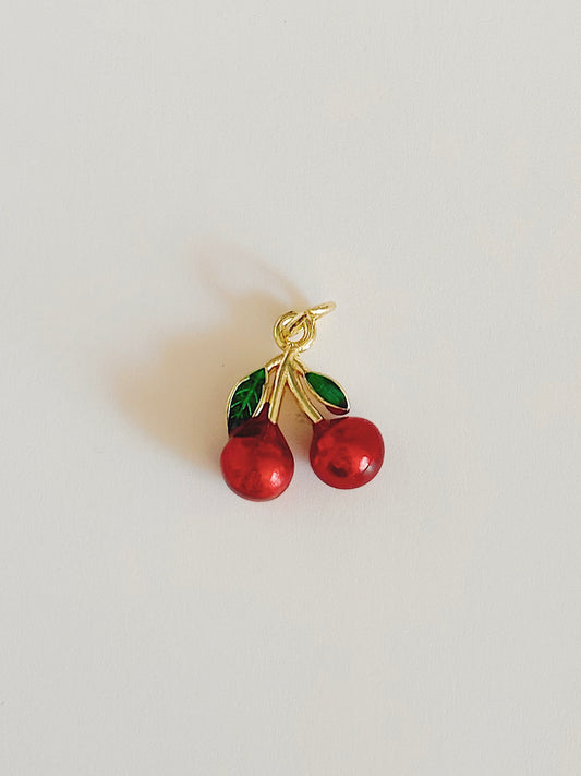 3D cherries Charm