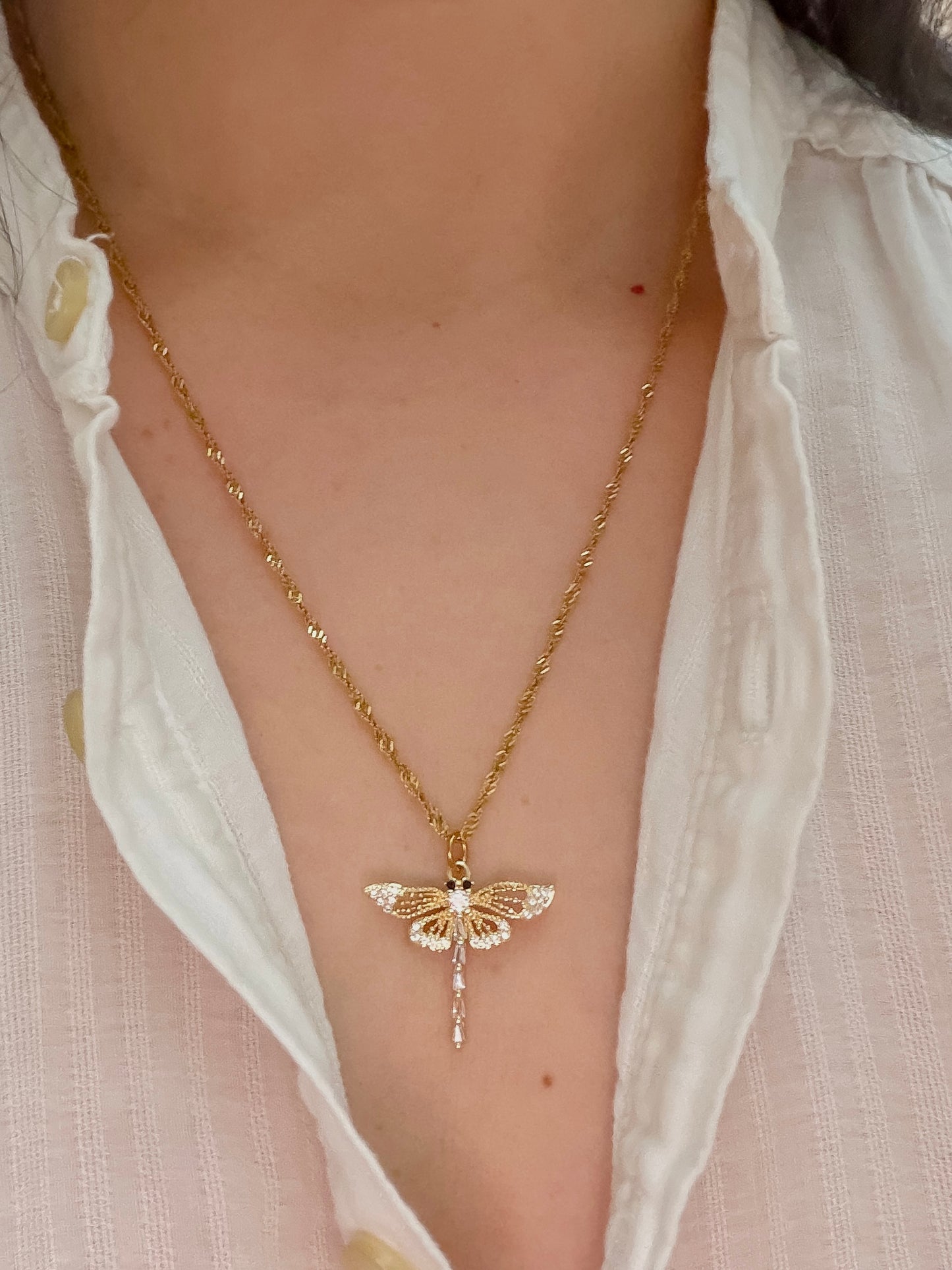 Dragonfly necklace