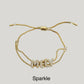 Name slider bracelet
