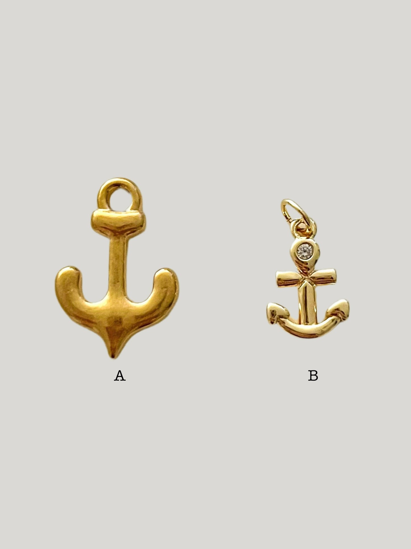 Sea life charms: anchor