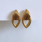 Vintage Oval Knot Earring