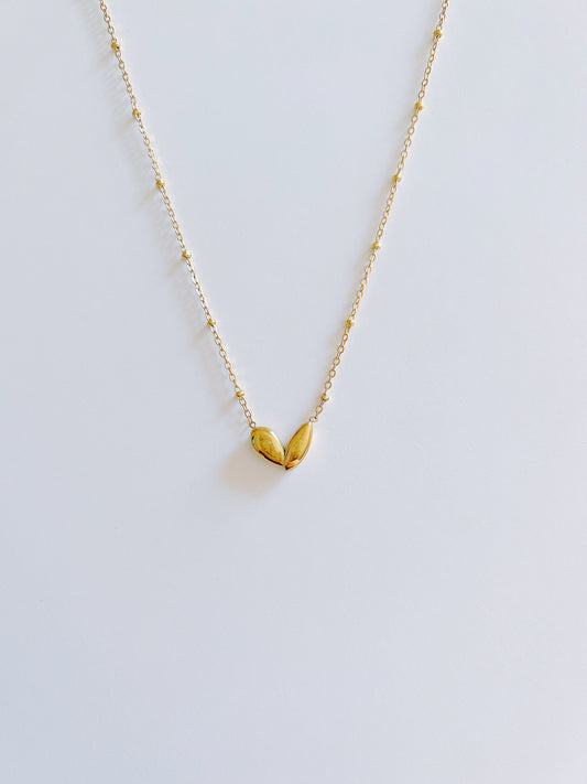 Oval Heart Necklace